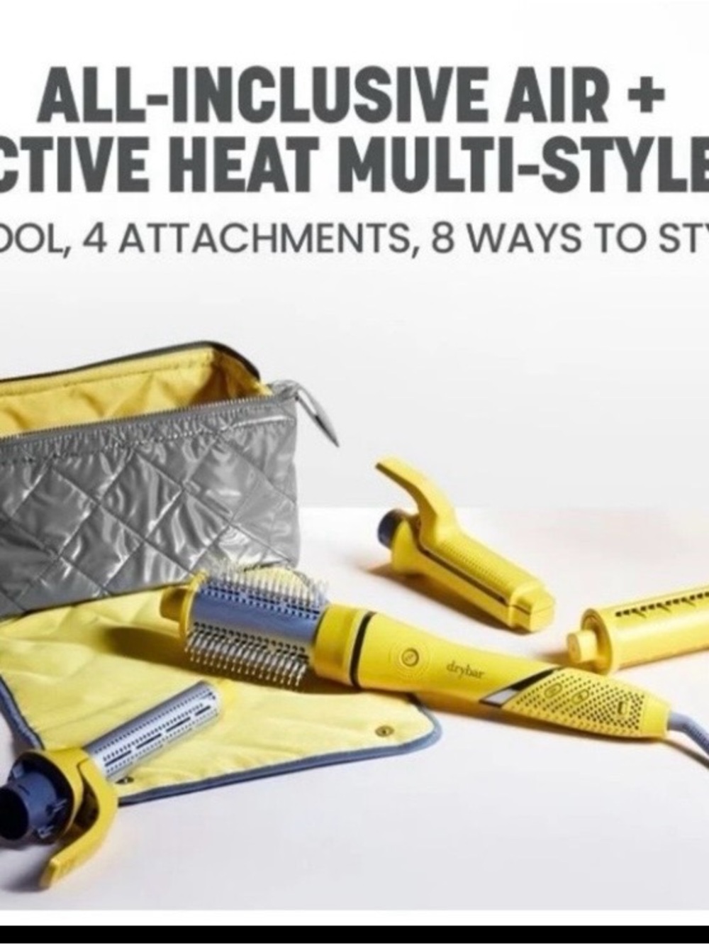 Drybar Yellow Multi-Attachment Hot Air Styler Set - **FREE GIFT with purchase**